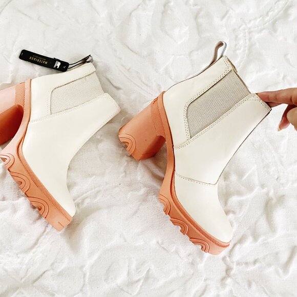 Sorel Brex Heeled Leather Boot Size 5.5 New - Picture 4 of 10